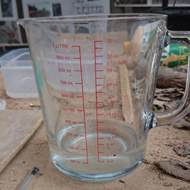 water for void ratio test